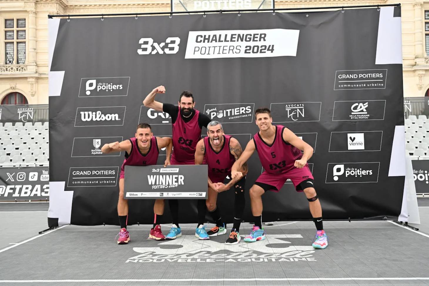 Basket 3x3 - Liman vainqueur du Challenger de Poitiers