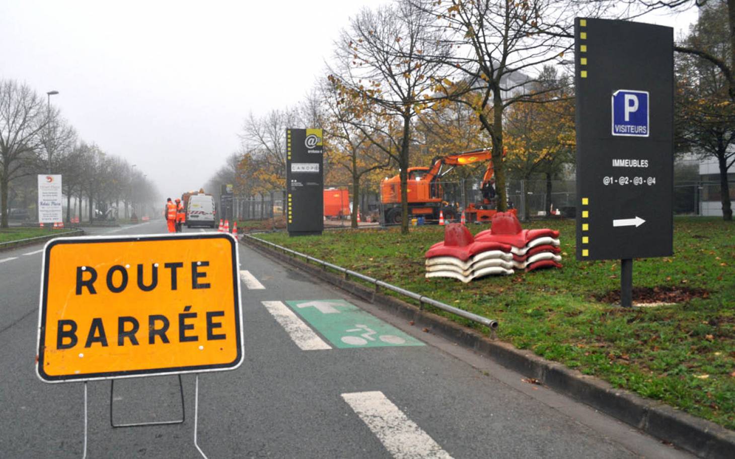 Avenue du Futuroscope : les travaux débutent