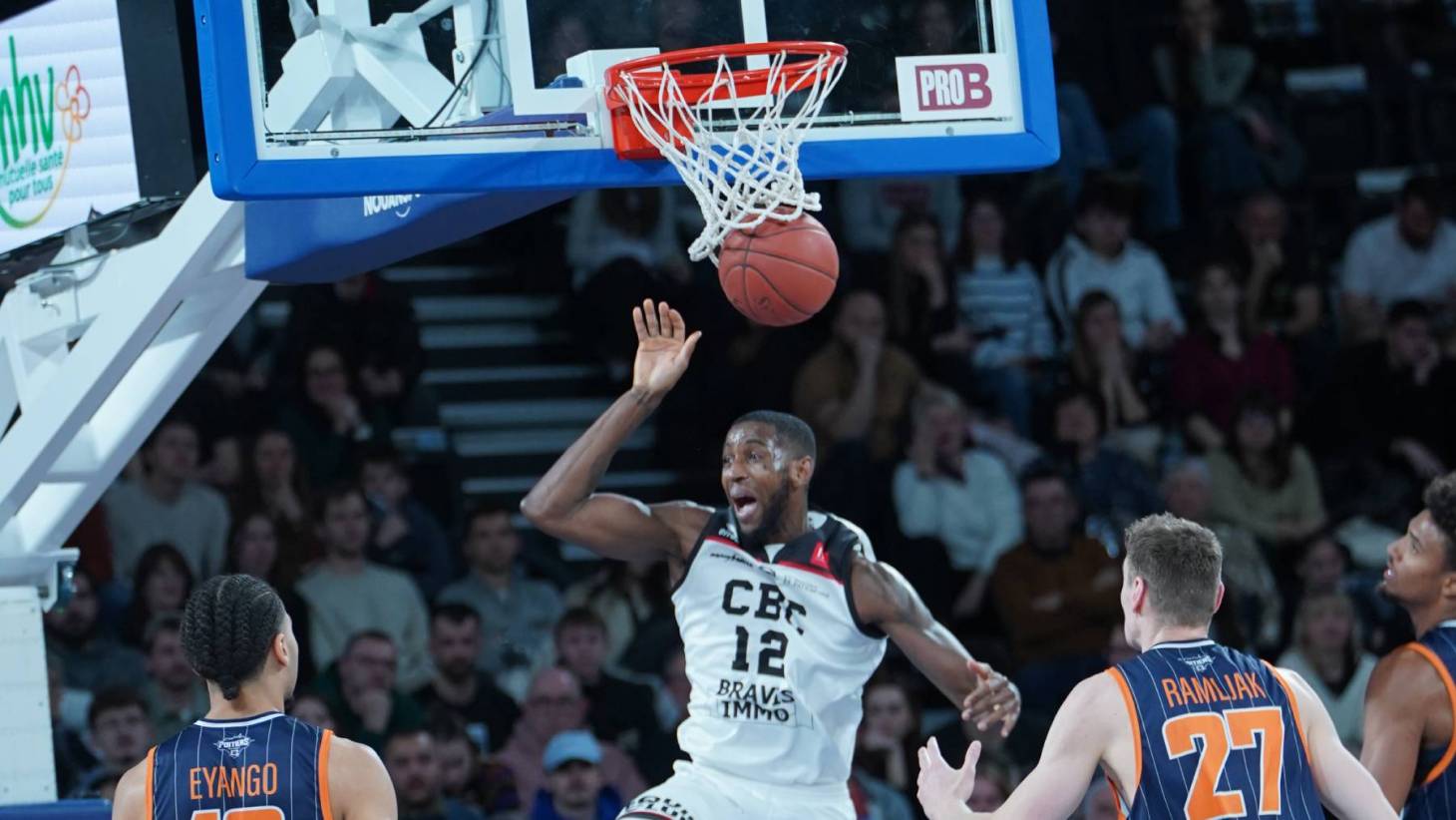 PB86 – Caen : Basket Pro B :  Caen bat le PB86 après prolongation (74-78)