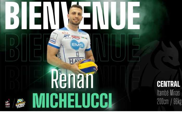 Volley - Le Brésilien Renan Michelucci, nouvelle recrue de l’Alterna Stade poitevin