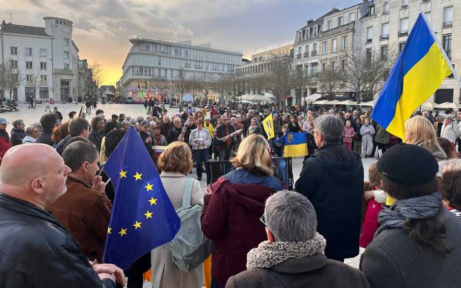 Poitiers n'oublie pas l'Ukraine